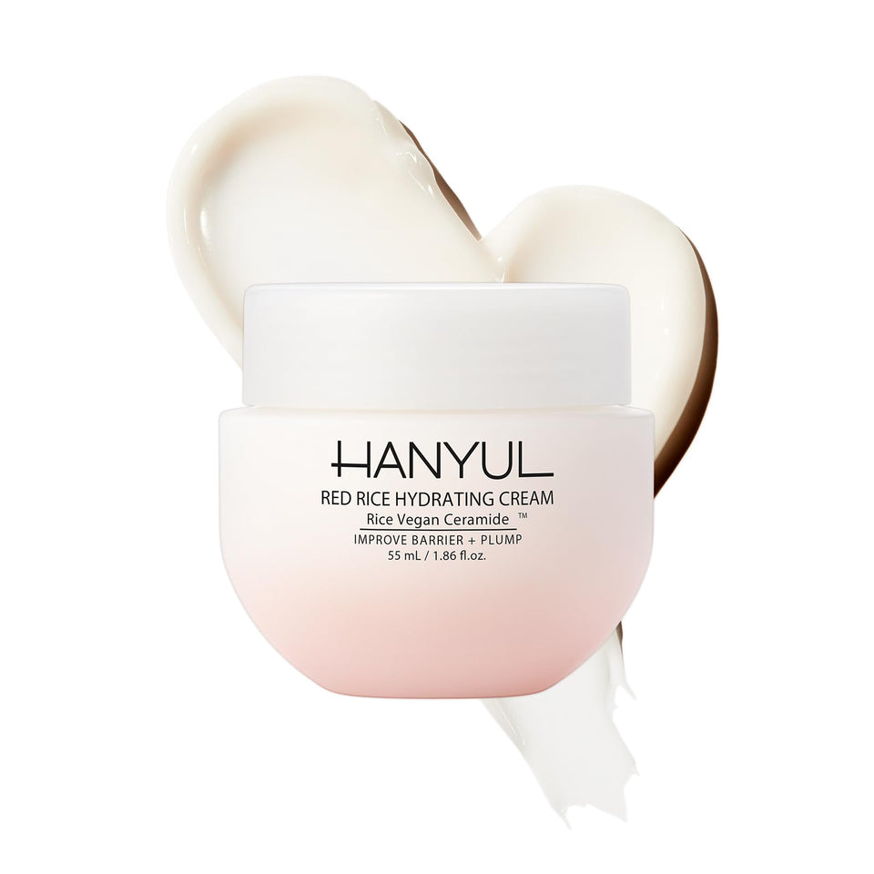 Hanyul front jar shot showing packaging and moisturizing benefits