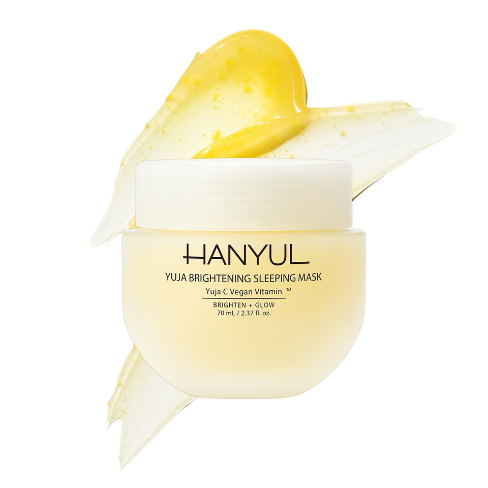 Hanyul jar front view showing packaging and overnight brightening benefit