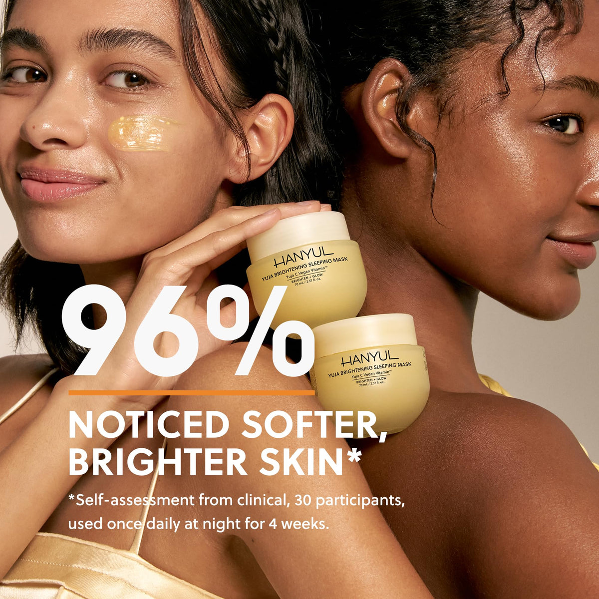 Hanyul open jar revealing cream texture and fast-absorbing hydration