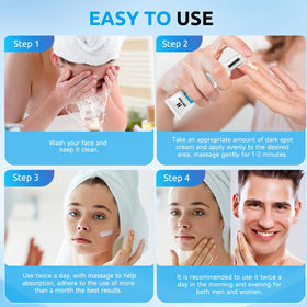 HANYWIL applying serum to facial spot for targeted evening benefit