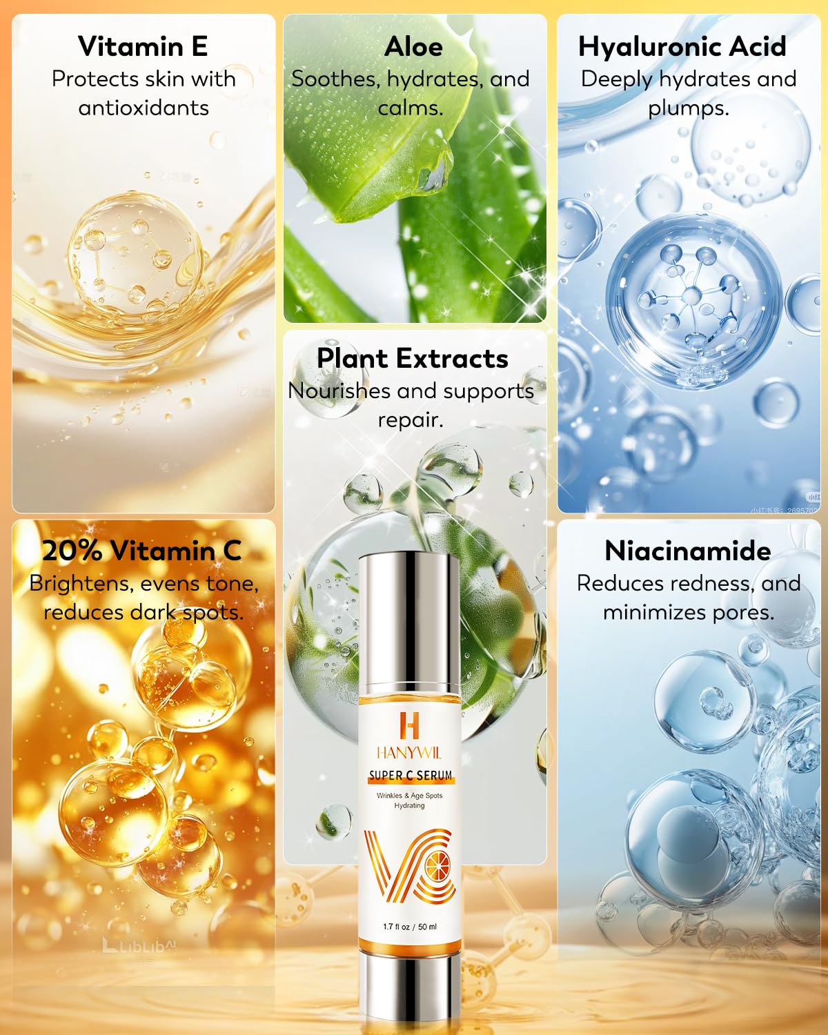 HANYWIL applying serum in morning routine to boost sunscreen effectiveness
