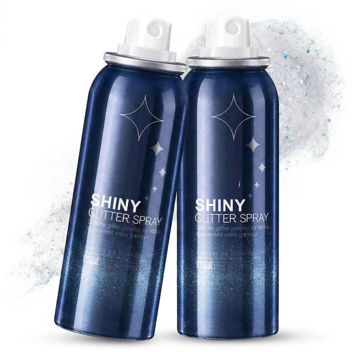 HANYWIL front packaging showing glitter spray can and label benefits