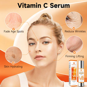 HANYWIL glass dropper dispensing serum, demonstrates controlled application benefit