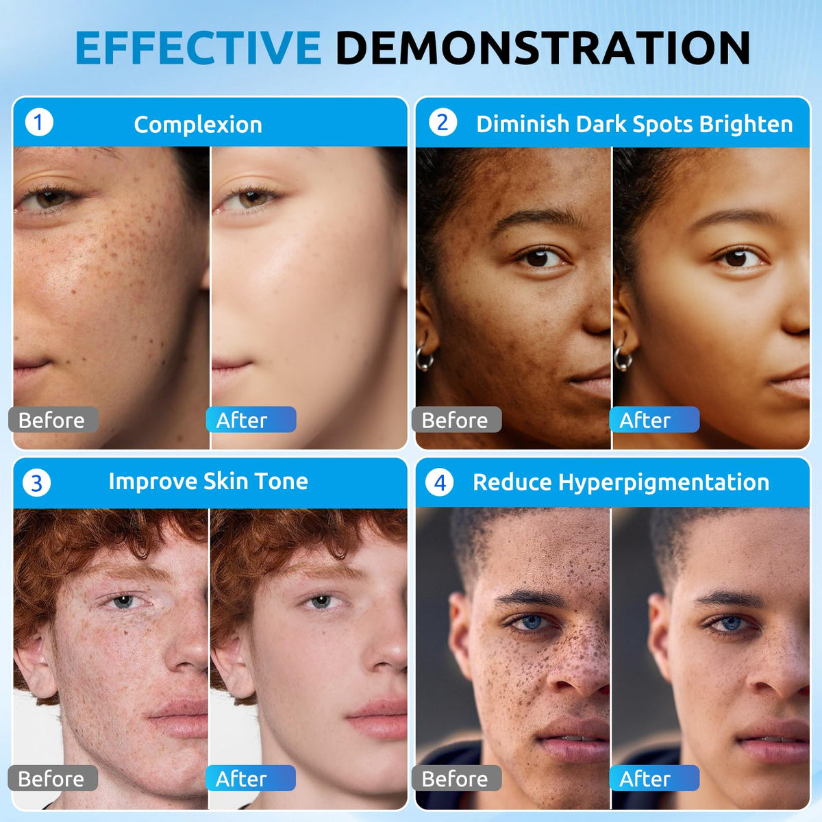 HANYWIL ingredient layout with Vitamin C and Niacinamide clarity