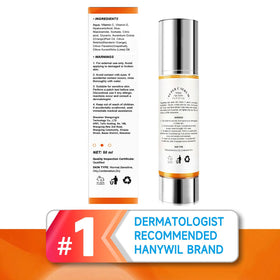 HANYWIL on bathroom vanity in lifestyle setting suggesting daily skincare ritual