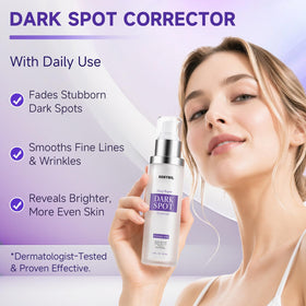HANYWIL serum texture pouring from dropper highlighting lightweight, fast-absorbing formula
