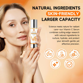 HANYWIL size comparison next to hands illustrating generous 1.7 fl oz supply