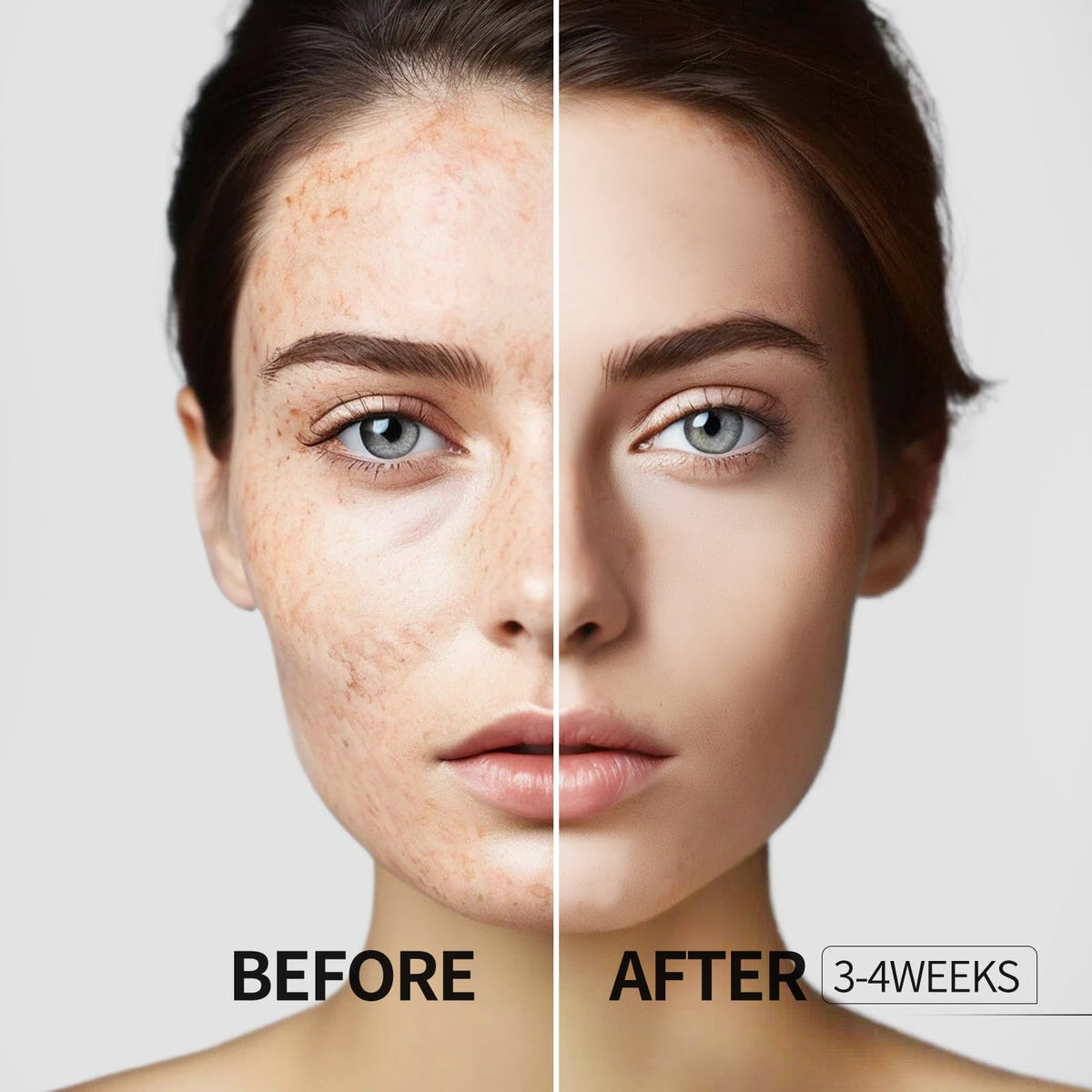 HANYWIL serum texture on skin demonstrating lightweight, fast-absorbing formula