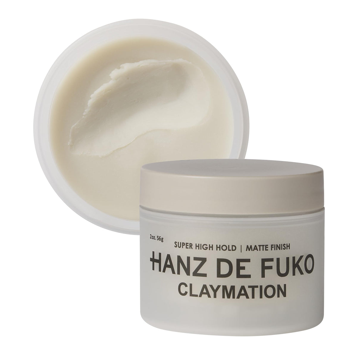 Hanz de Fuko Claymation front jar shot showing clean packaging and product identity