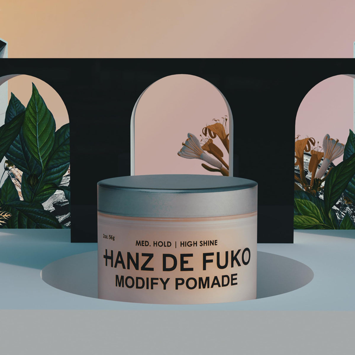 Hanz de Fuko label close-up highlighting ingredients and premium brand benefit