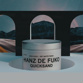 Hanz de Fuko jar in a pocket demonstrating travel-friendly convenience and control