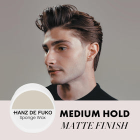 Hanz de Fuko Scheme Cream being applied from hand showing lightweight texture