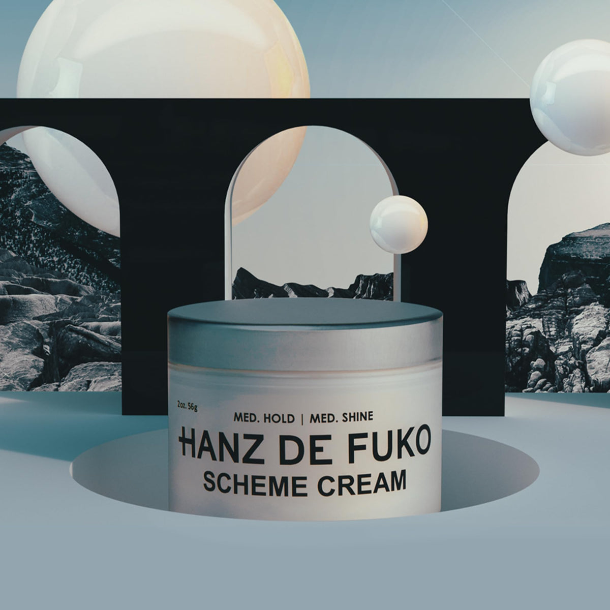 Hanz de Fuko finished dry hairstyle showing natural shine and flexible hold benefit