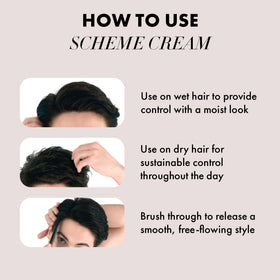 Hanz de Fuko applied to towel-dried wet hair showing controlled moist finish benefit