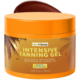 HAOTIME front bottle showing gel packaging and brand benefits