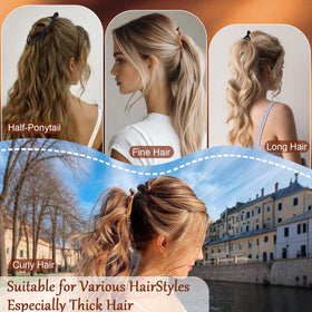 Hapdoo styled bun with outfit demonstrating polished everyday look