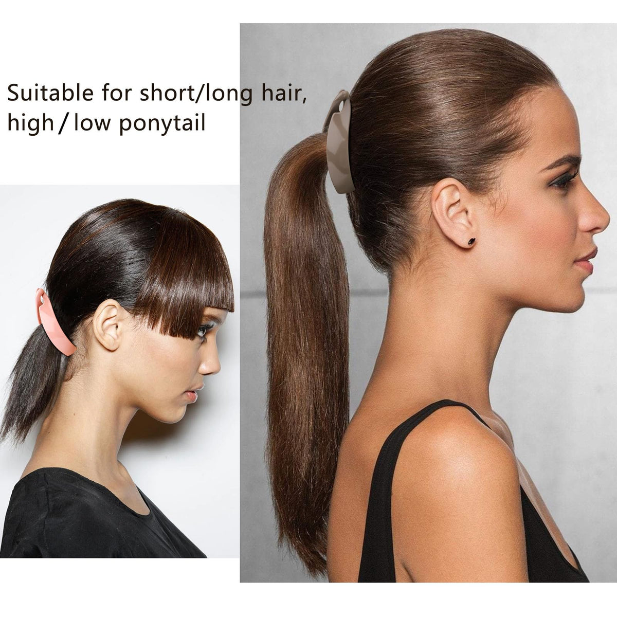 Hapdoo half-up hairstyle on model demonstrating stylish retro-inspired hold