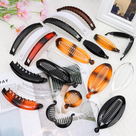 Hapdoo transparent acrylic clip adding a chic, durable finish