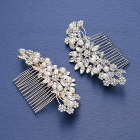 Hapibuy comb styled with bridal dress in a soft wedding setting
