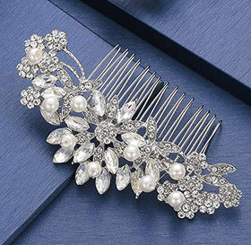 Hapibuy side profile of comb prongs demonstrating secure grip in hair