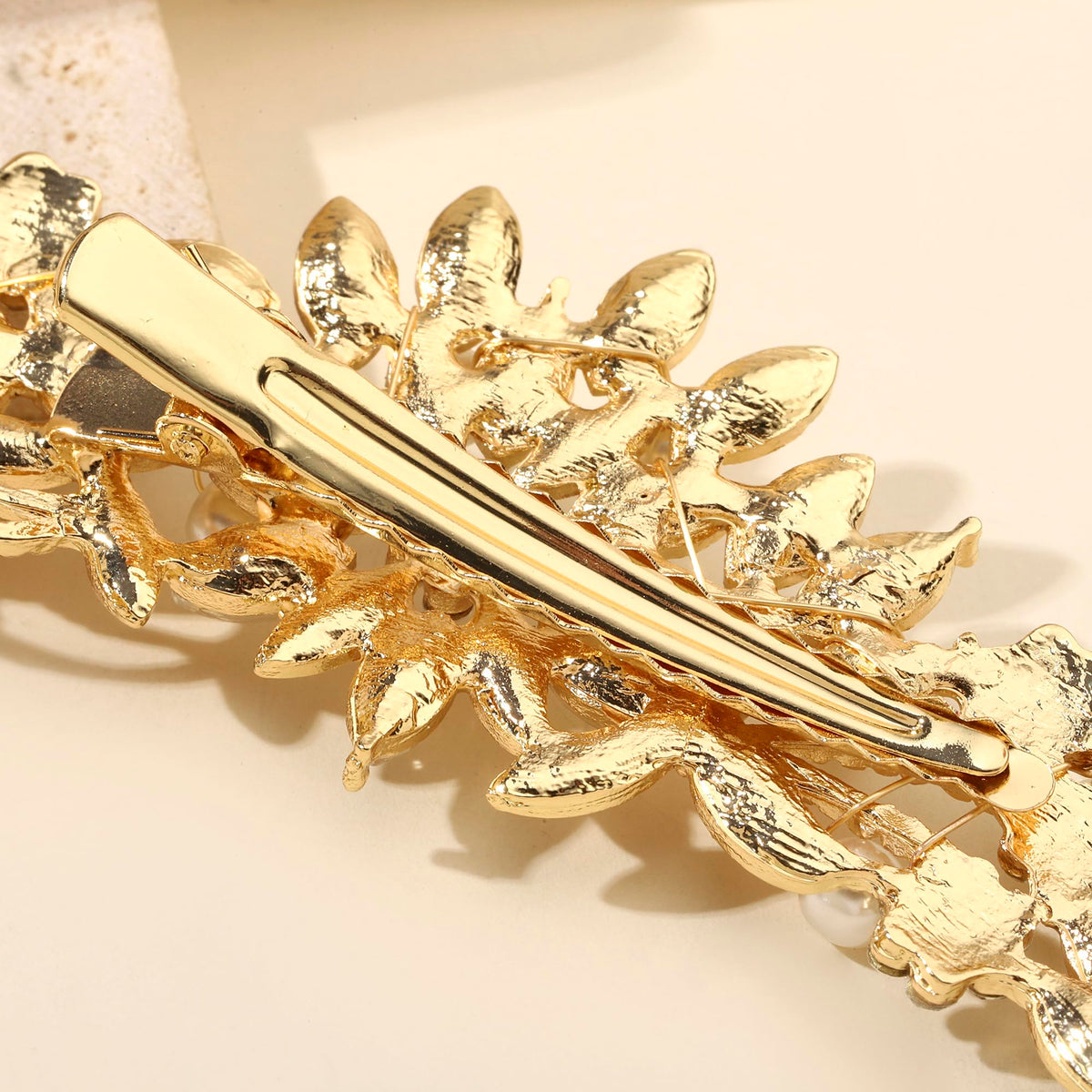 Hapibuy hair comb in styled updo adding sparkle and polished finish