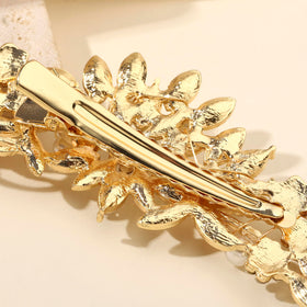 Hapibuy hair comb in styled updo adding sparkle and polished finish
