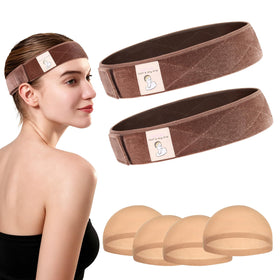 HappClan front packaging showing grip band set and included mesh caps for secure wear