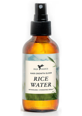 HAPPIE HUMMINGBYRD front packaging showing rice water spray benefits