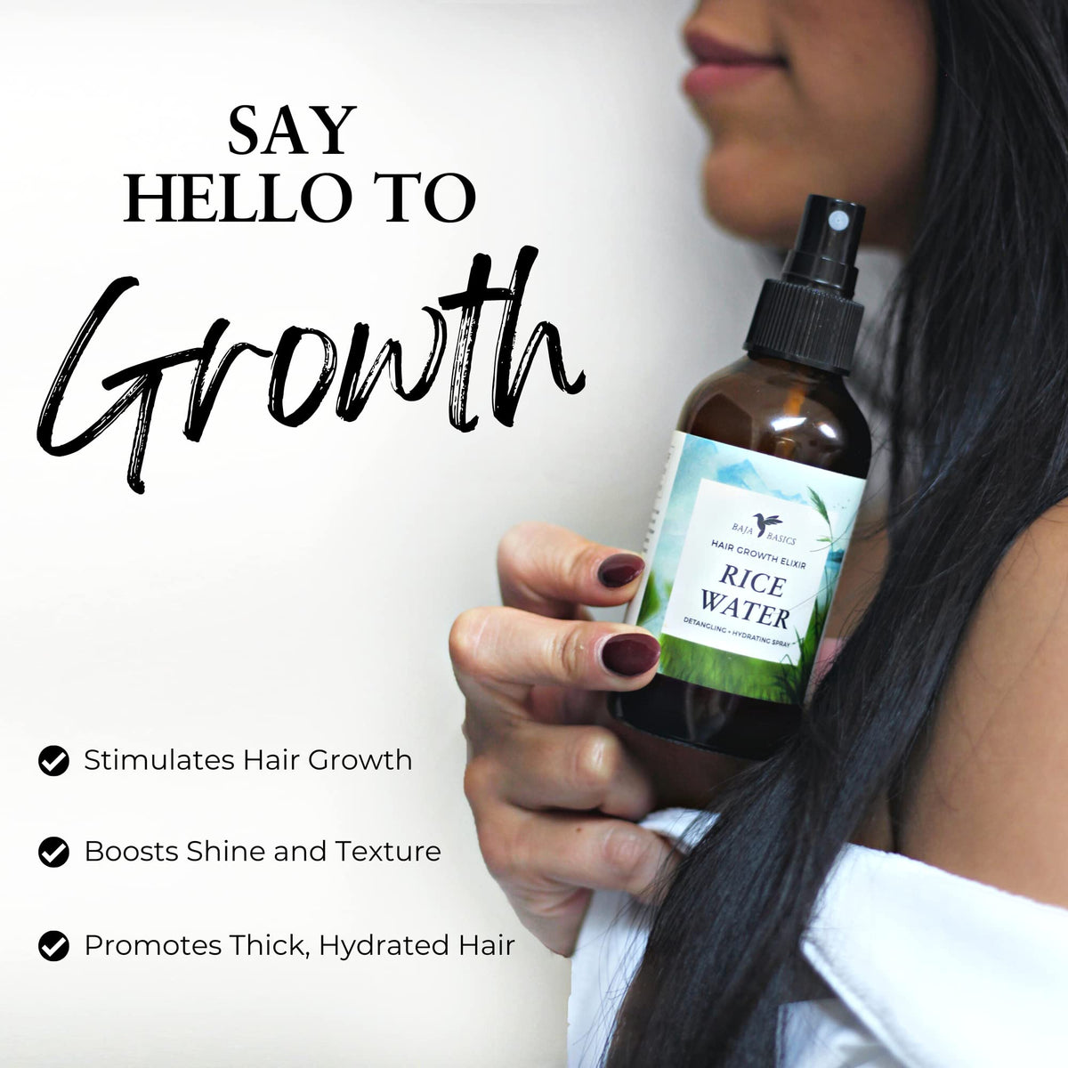 HAPPIE HUMMINGBYRD label close-up highlighting key ingredients