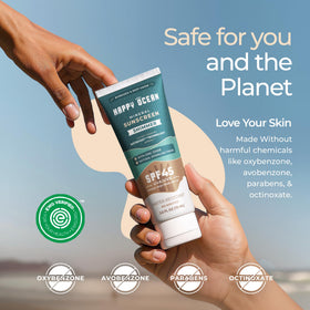 Happy Ocean application arm swatch demonstrating buildable shimmer
