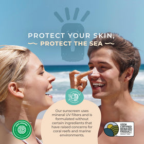 Happy Ocean product label highlighting organic ingredient list