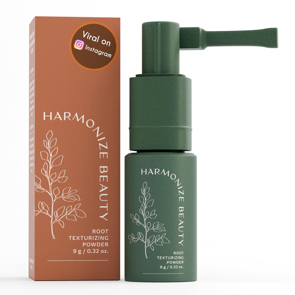 Harmonize Beauty front packaging shows product benefit instantly