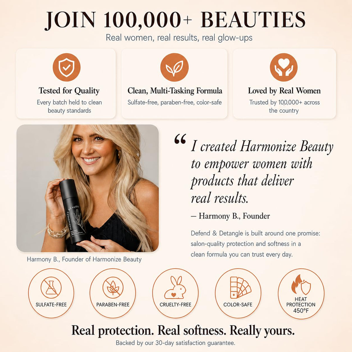 Harmonize Beauty lifestyle mirror use for quick midday refresh benefit