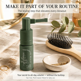 Harmonize Beauty travel purse shot for on-the-go styling convenience