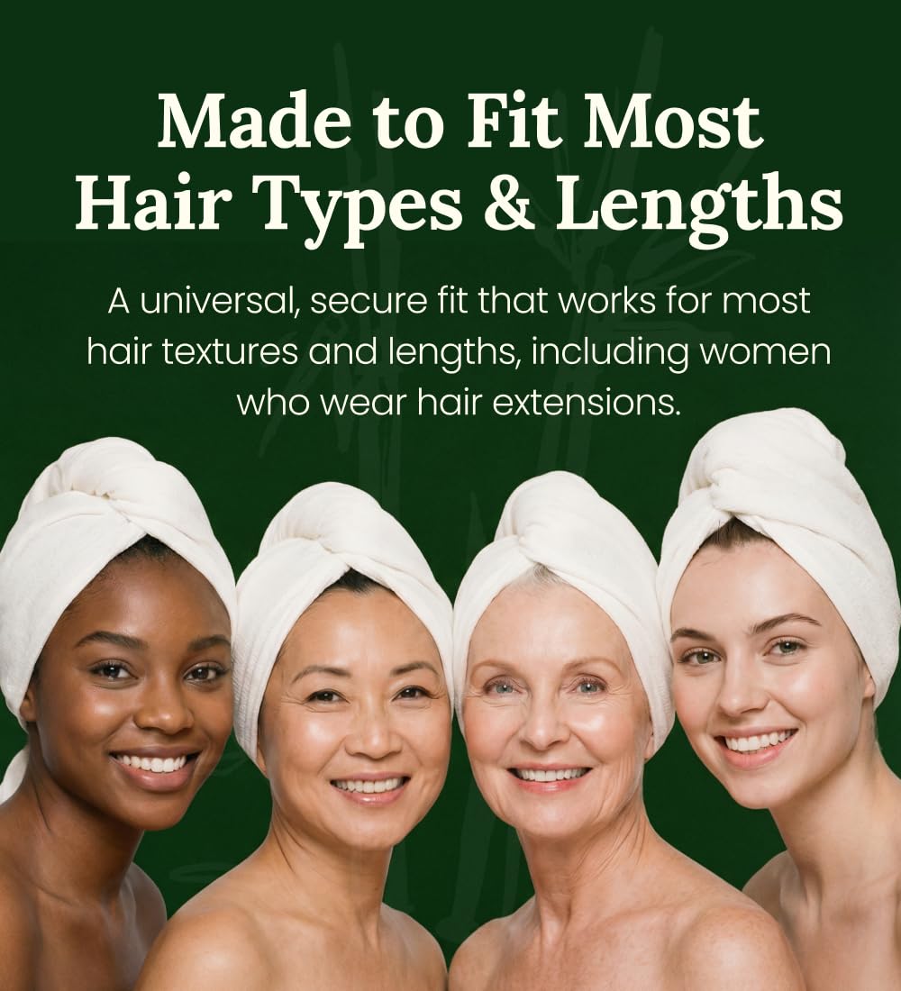 Curly hair after drying with Harmony Weave towel, showing reduced frizz and defined curls
