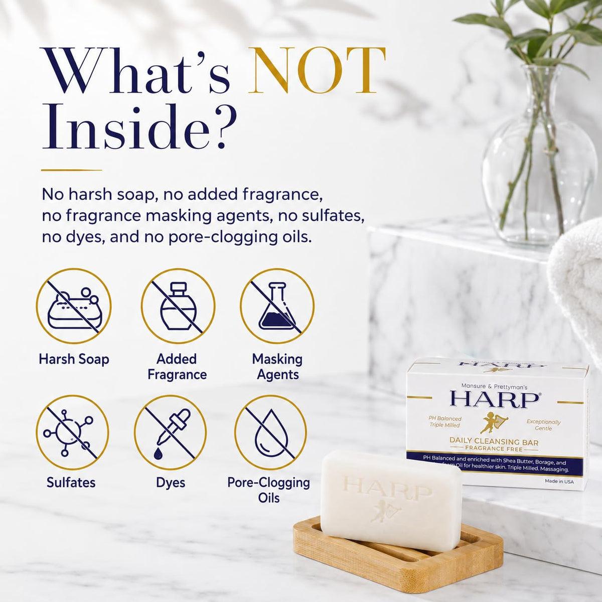 HARP bar placed in bathroom setting suggesting everyday use