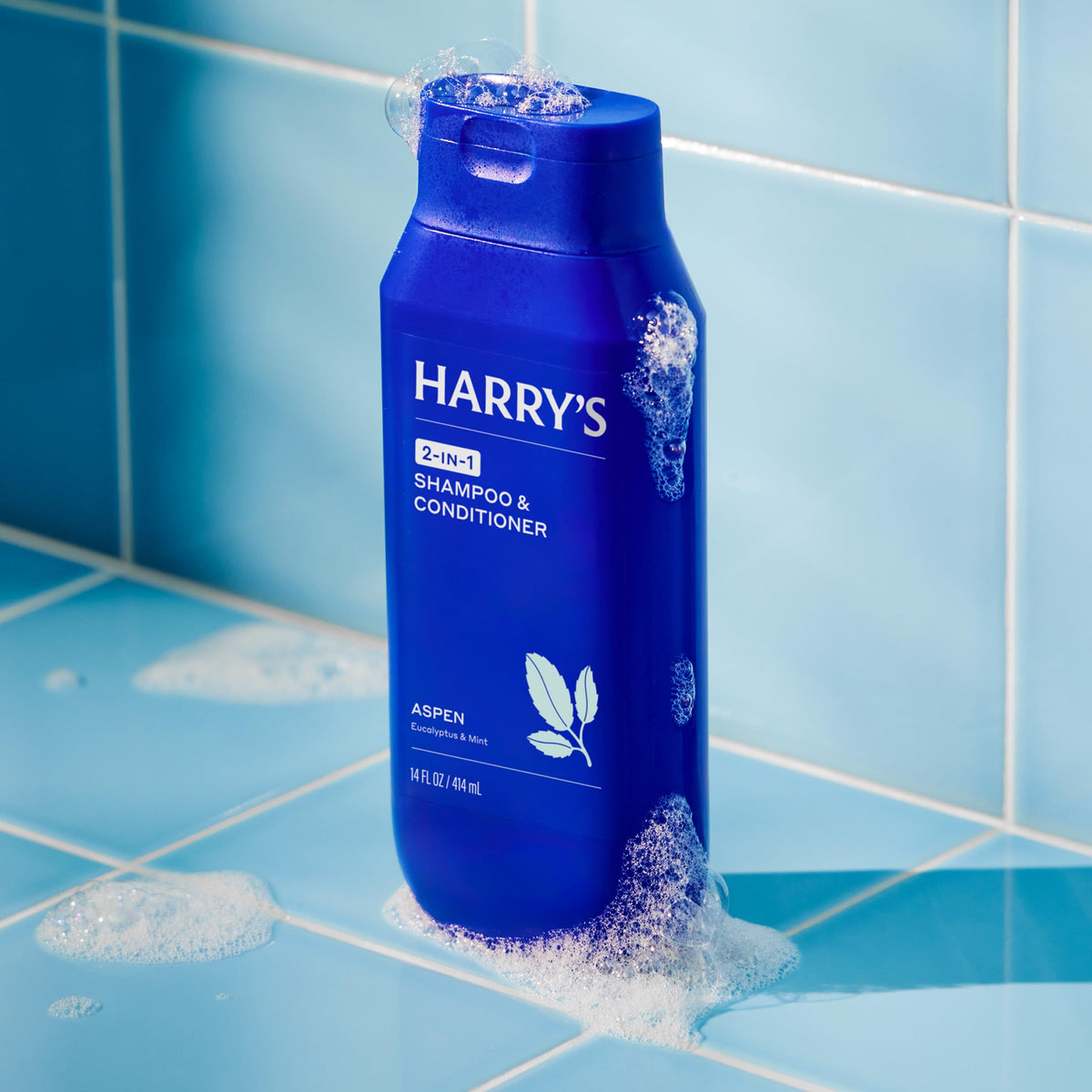 Harry's back label detail highlighting ingredients and product information