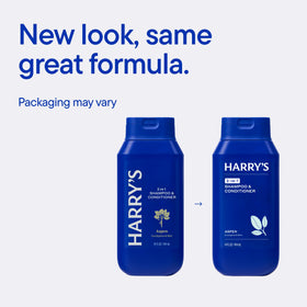 Harry's three-pack stacked for value and multi-bottle convenience