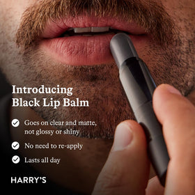 Harry's texture swirl detail showing smooth balm finish and quick absorption benefit
