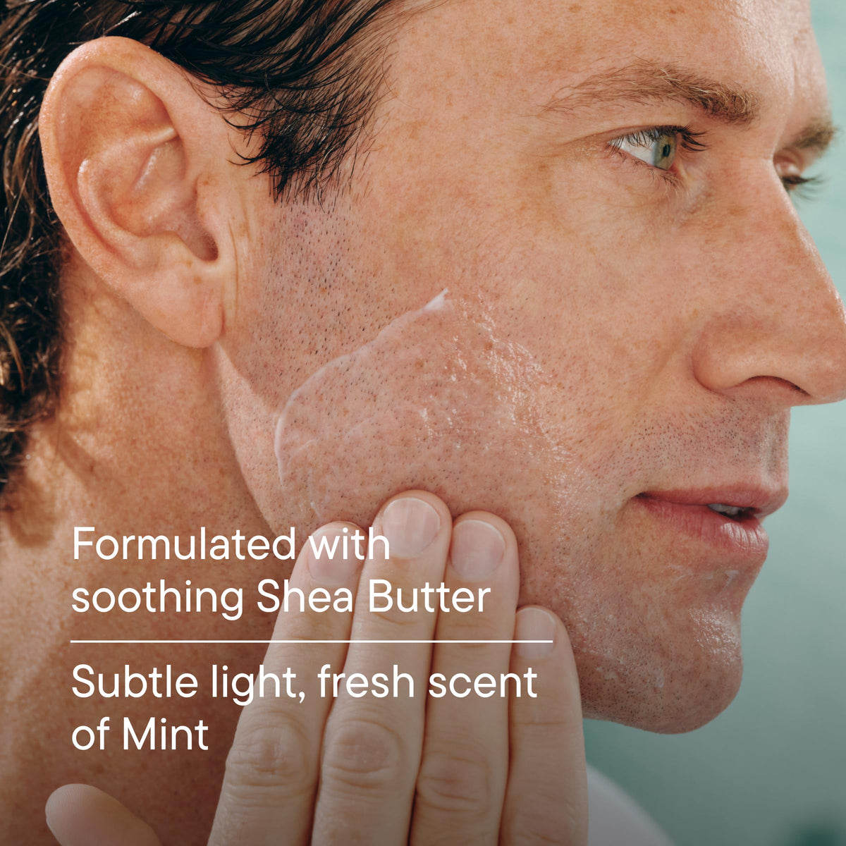 Harry's face lotion label close-up showing zinc oxide ingredient for sun protection