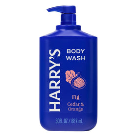 Harry's front bottle shot showing clean design and large 30 fl oz size benefit
