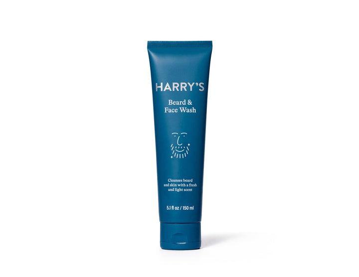 Harry's front bottle showing label and size, clear product presentation