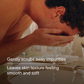 Harry's applied before shaving showing softened beard for smoother shave