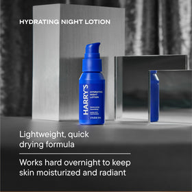 Harry's products staged in bathroom routine, simplifies morning and night steps