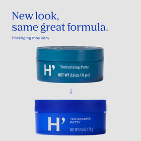 Harry's open jar texture displaying creamy putty for easy application