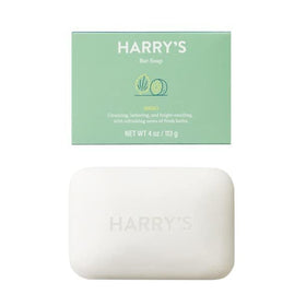 Harry's front packaging showing four Shiso bars and clear labeling for convenience