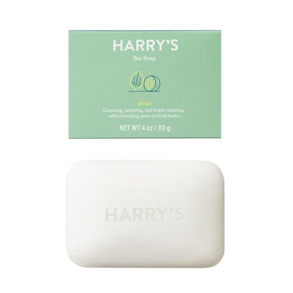 Harry's front packaging showing four Shiso bars and clear labeling for convenience
