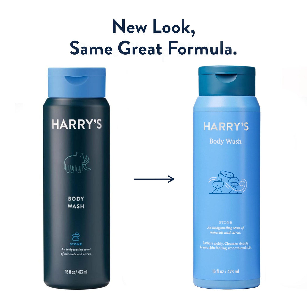 Harry's bottles in shower caddy showing scale and easy bathroom storage
