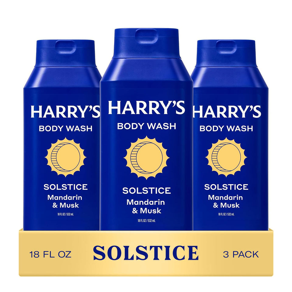 Harry's Solstice front packaging showing bottle and label for easy identification