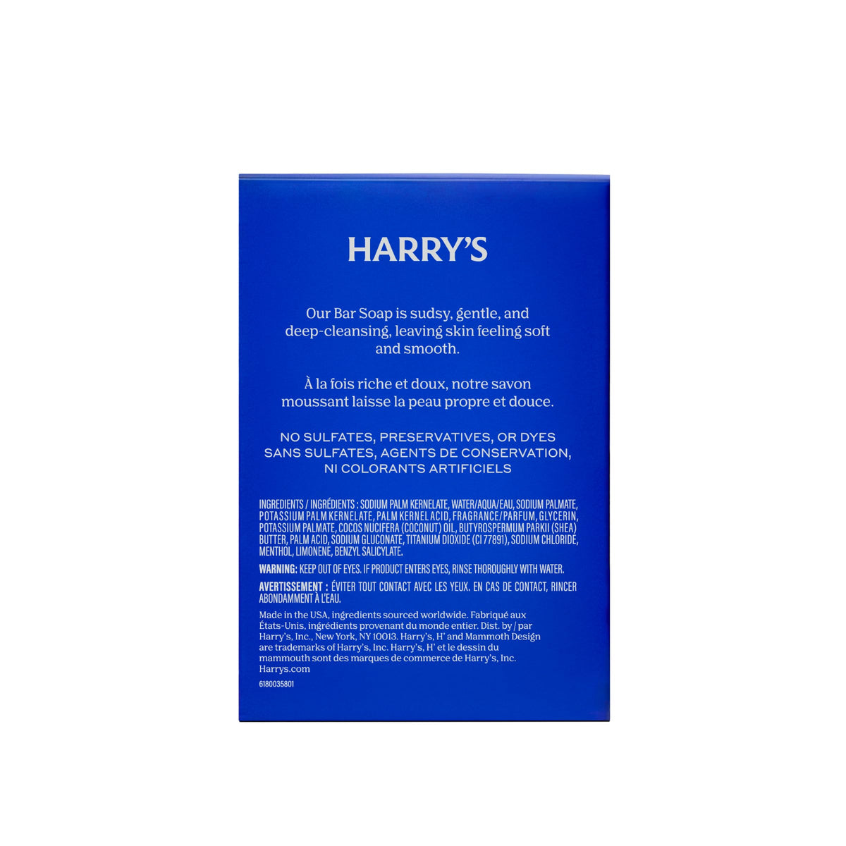 Harry's Stone bar in a shower setting conveying refreshing morning use